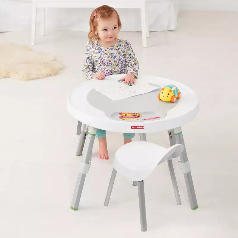Chaises enfant Explore & More Skip Hop (paquet de 2) – Blanches