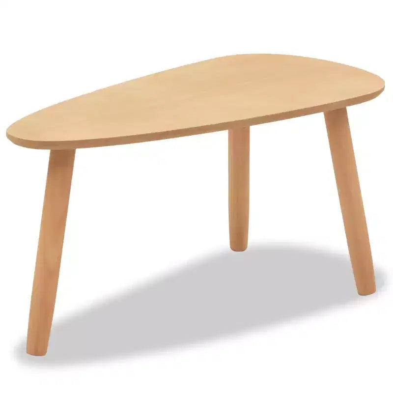 Ensemble de 2 tables basses Marron Pin massif, MDF Ensemble de deux pièces