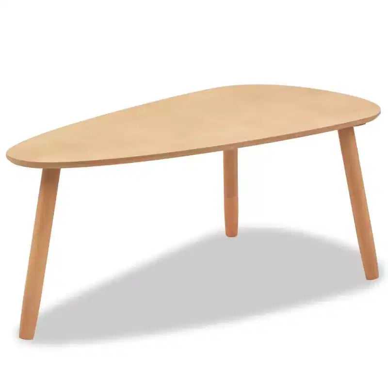 Ensemble de 2 tables basses Marron Pin massif, MDF Ensemble de deux pièces