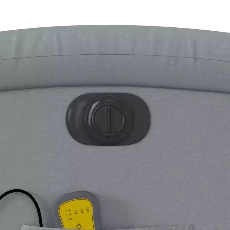 Fauteuil inclinable de massage électrique gris clair