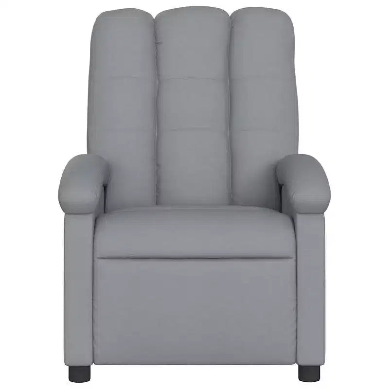 Fauteuil inclinable de massage électrique gris clair