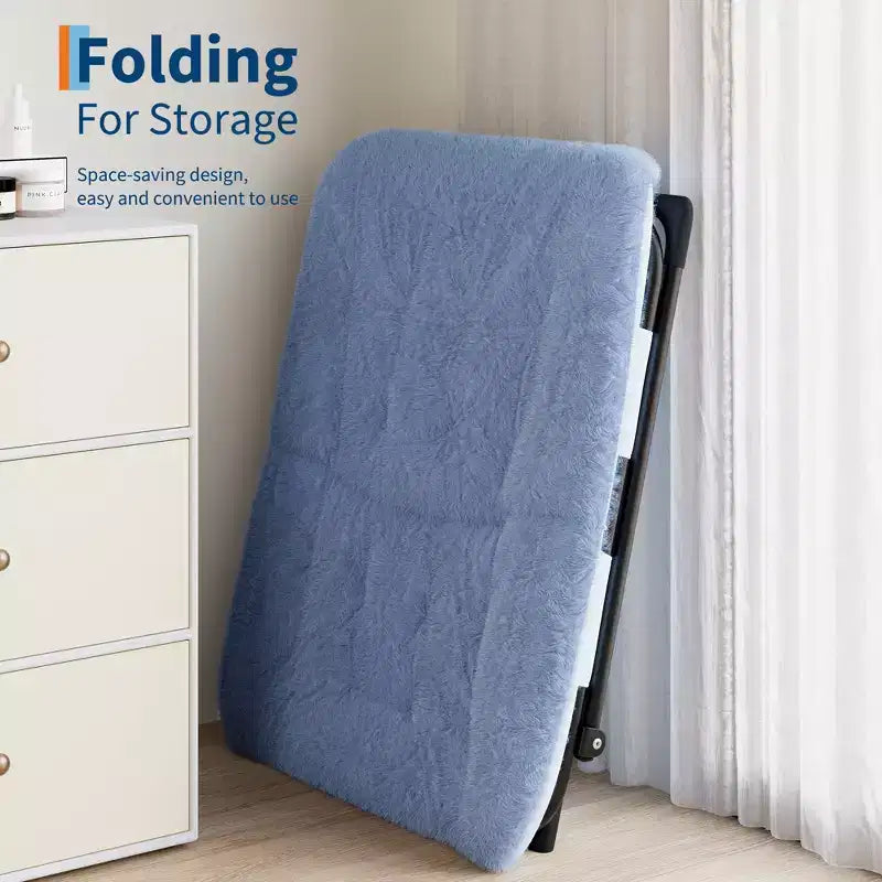 Fauteuil soucoupe, siège moelleux et confortable avec base antidérapante, fauteuil de salon pliable XL pour adolescents et adultes, fauteuil d'appoint pour chambre à coucher ou dortoir