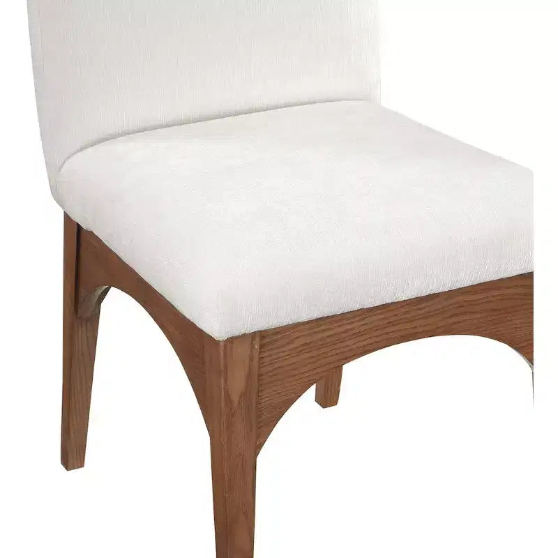 Chaise de salle à manger en tissu chenille Waldorf