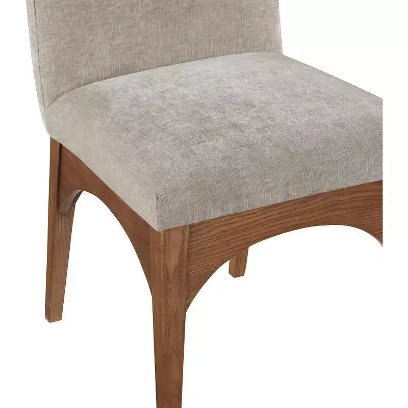 Chaise de salle à manger en tissu chenille Waldorf