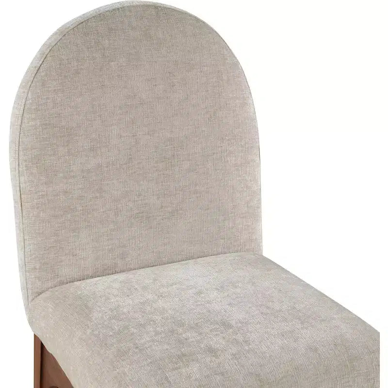 Chaise de salle à manger en tissu chenille Waldorf