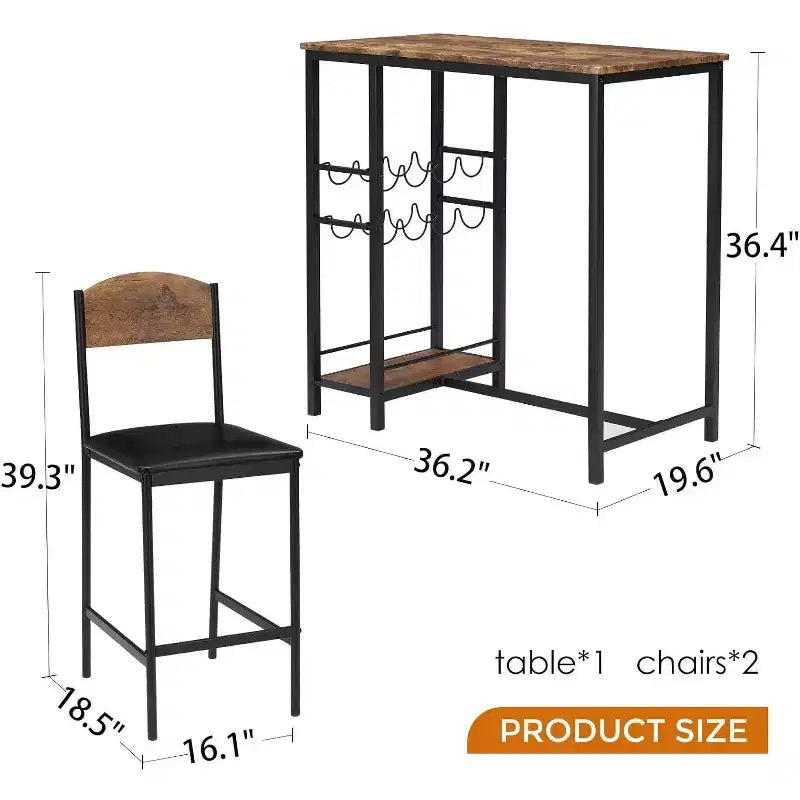 Ensemble de tabourets de bar, tabourets de bar rembourrés avec pieds en métal, repose-pieds et dossier, assise en PU, chaises hauteur cuisine