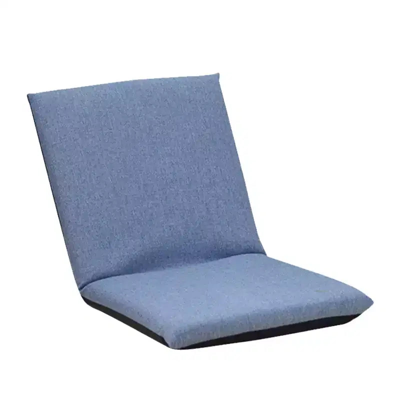 83x41x17.5cm Foldable Lounge Chair  6-Position Adjustable Cotton Padded Seat for Living Room & Patio
