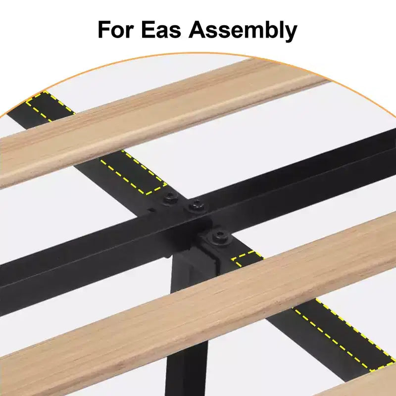 Lit souple en lin naturel, hauteur 140 cm, structure renforcée, convient aux matelas de 20-35 cm d'épaisseur, pas besoin de sommier tapissier