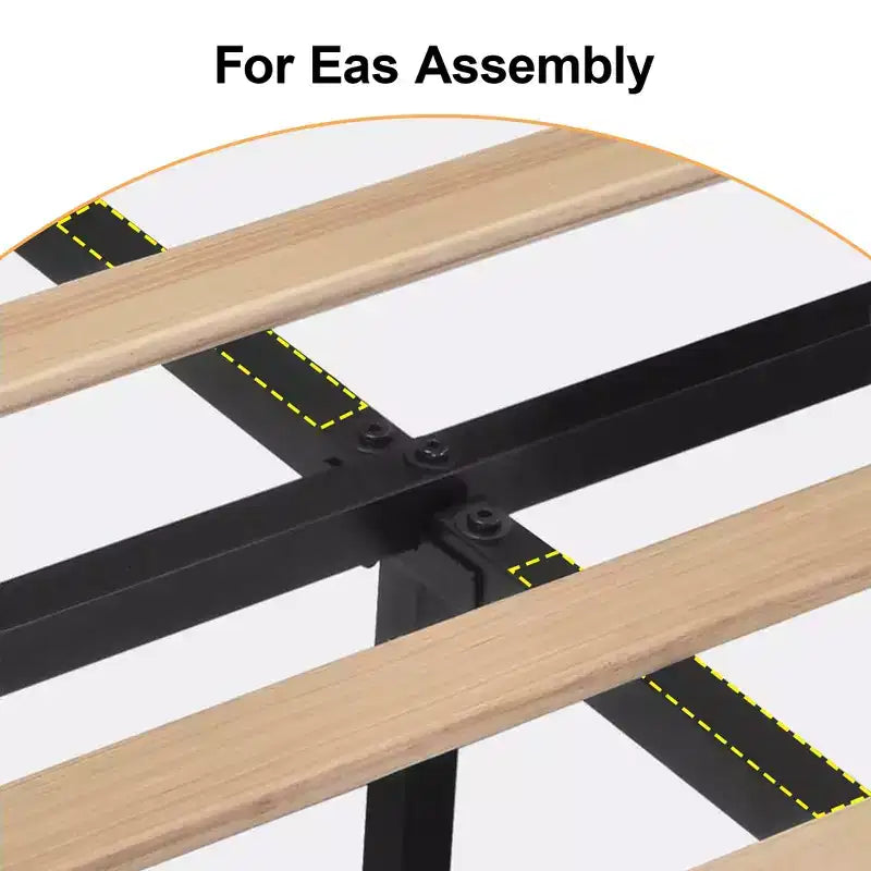 Lit souple en lin naturel, hauteur 140 cm, structure renforcée, convient aux matelas de 20-35 cm d'épaisseur, pas besoin de sommier tapissier